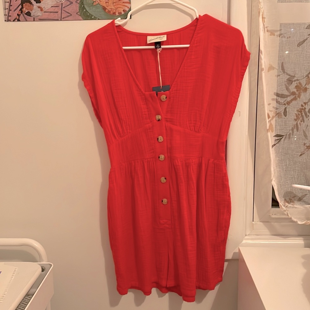 Red romper